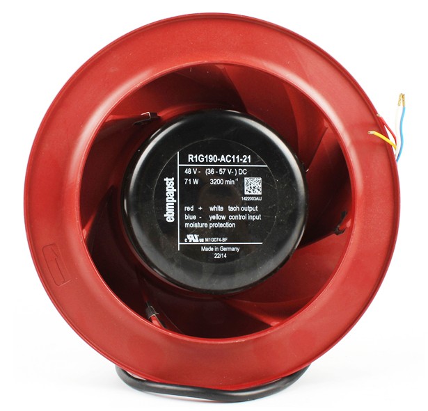 Ebmpapst R1G190-AC11-21 48V 71W 4wires Cooling Fan