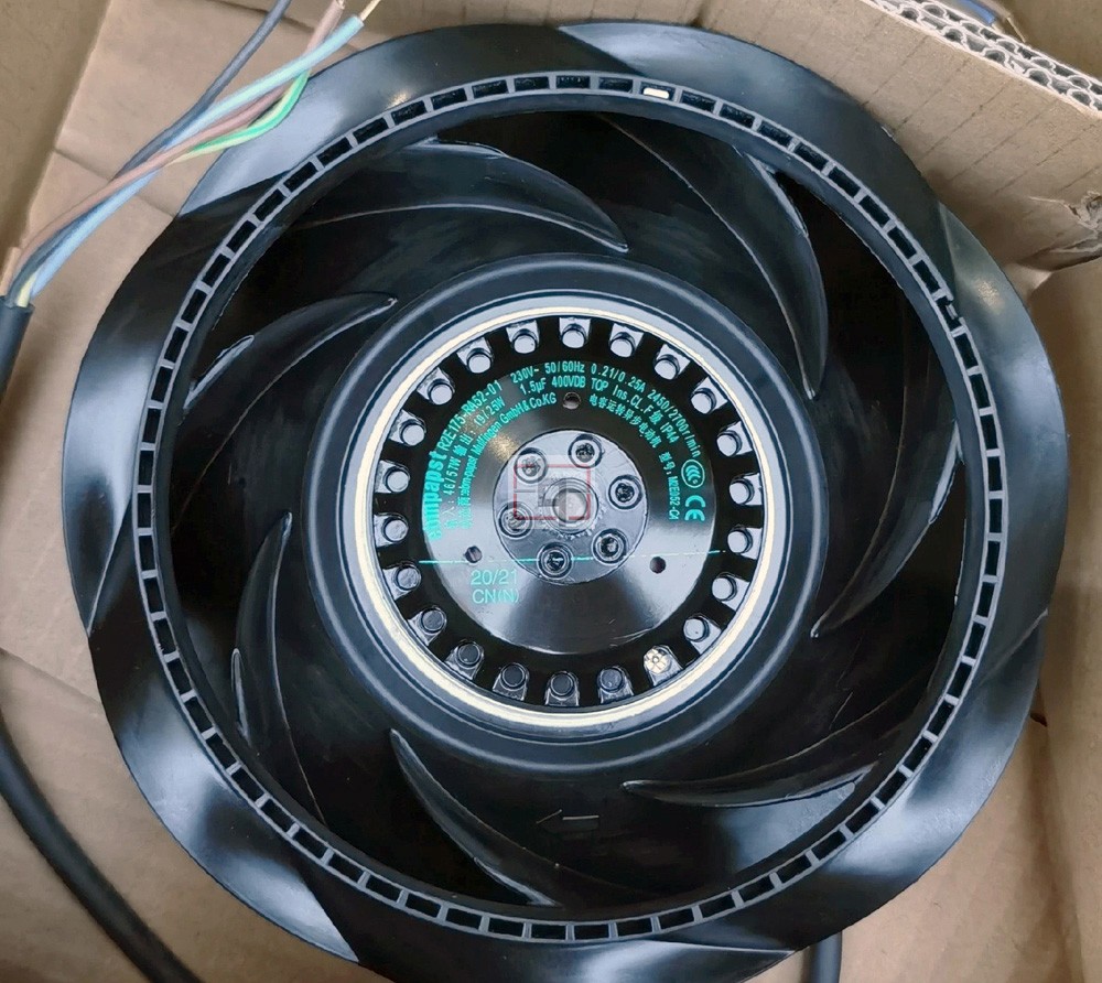 Ebmpapst R2E175-RA52-01 R2E175-RA52-01/E01 230V 0.21A 46W 4wires Cooling Fan