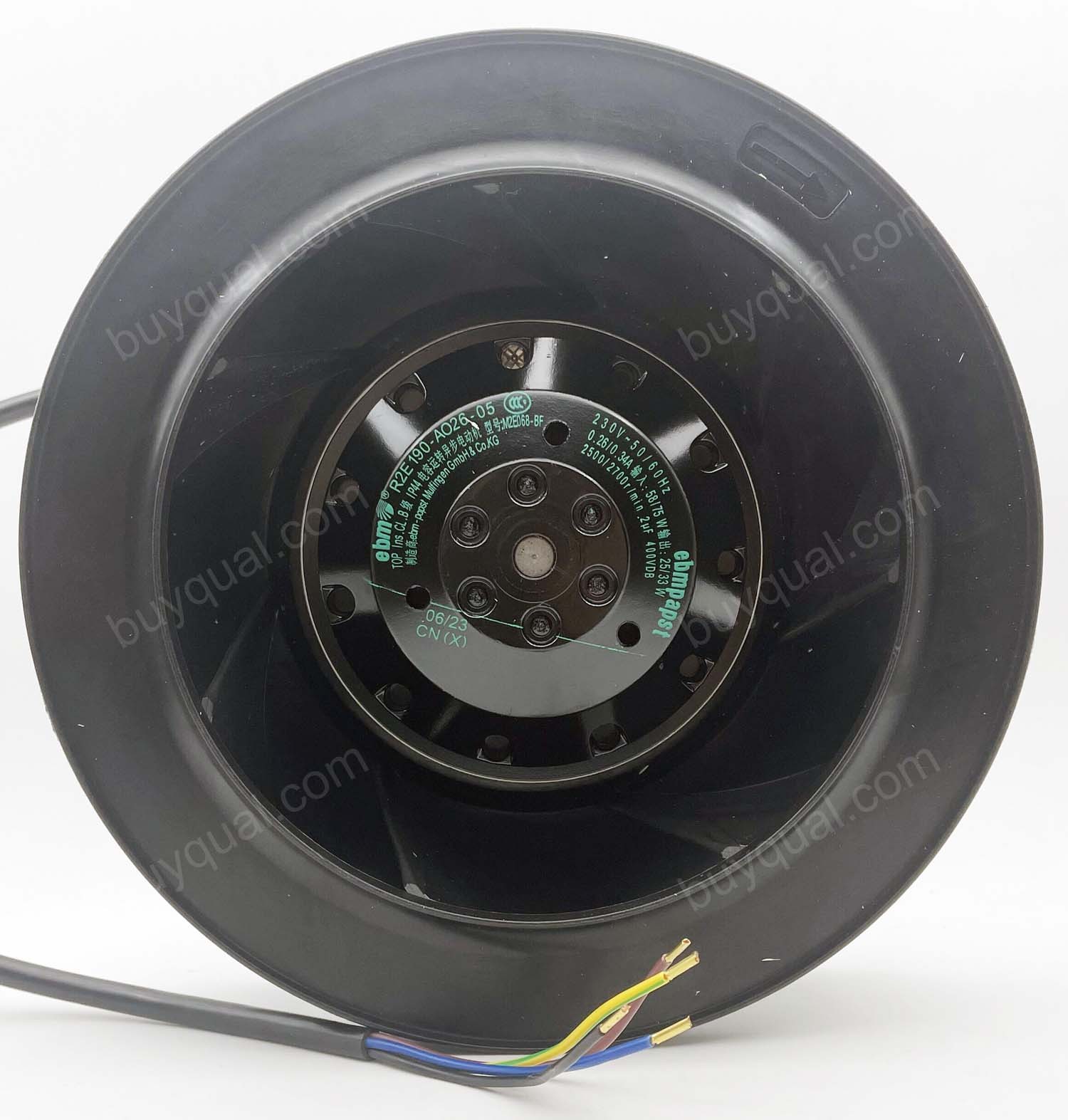Ebmpapst R2E190-A026-33 R2E190-AO26-05 230V 0.26/0.34A 58/75W 4wires Cooling Fan 