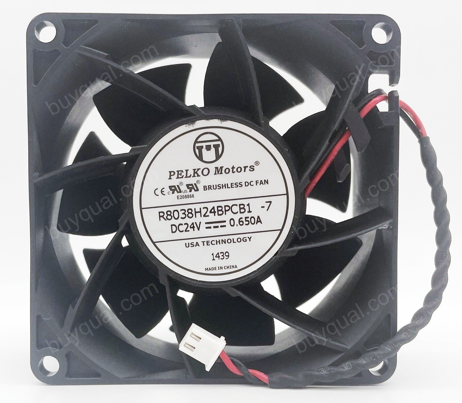Ebmpapst R8038H24BPCB1-7 R8038H24BPCB17 24V 0.65A 2wires Cooling Fan 