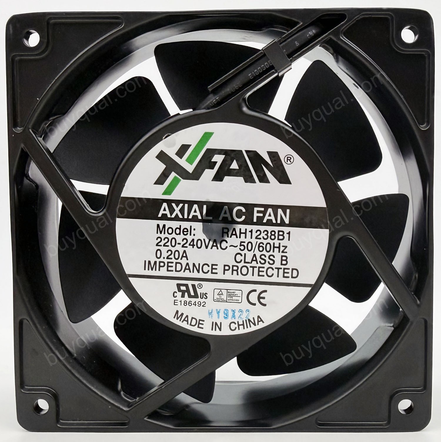 RUILIAN RAH1238B1 220/240V 0.20A 2wires cooling fan - Original New