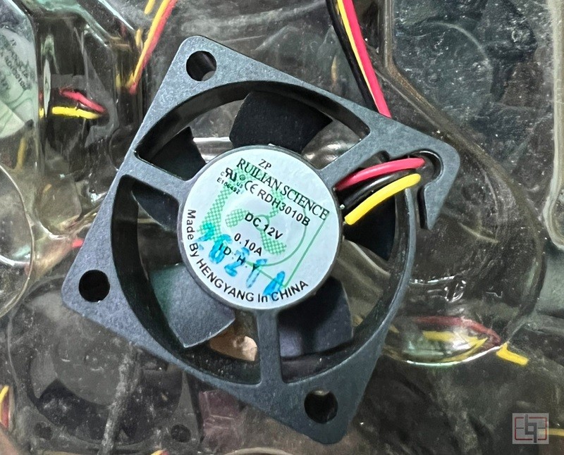 RUILIAN SCIENCE RDH3010B 12V 0.10A 2wires Cooling Fan 