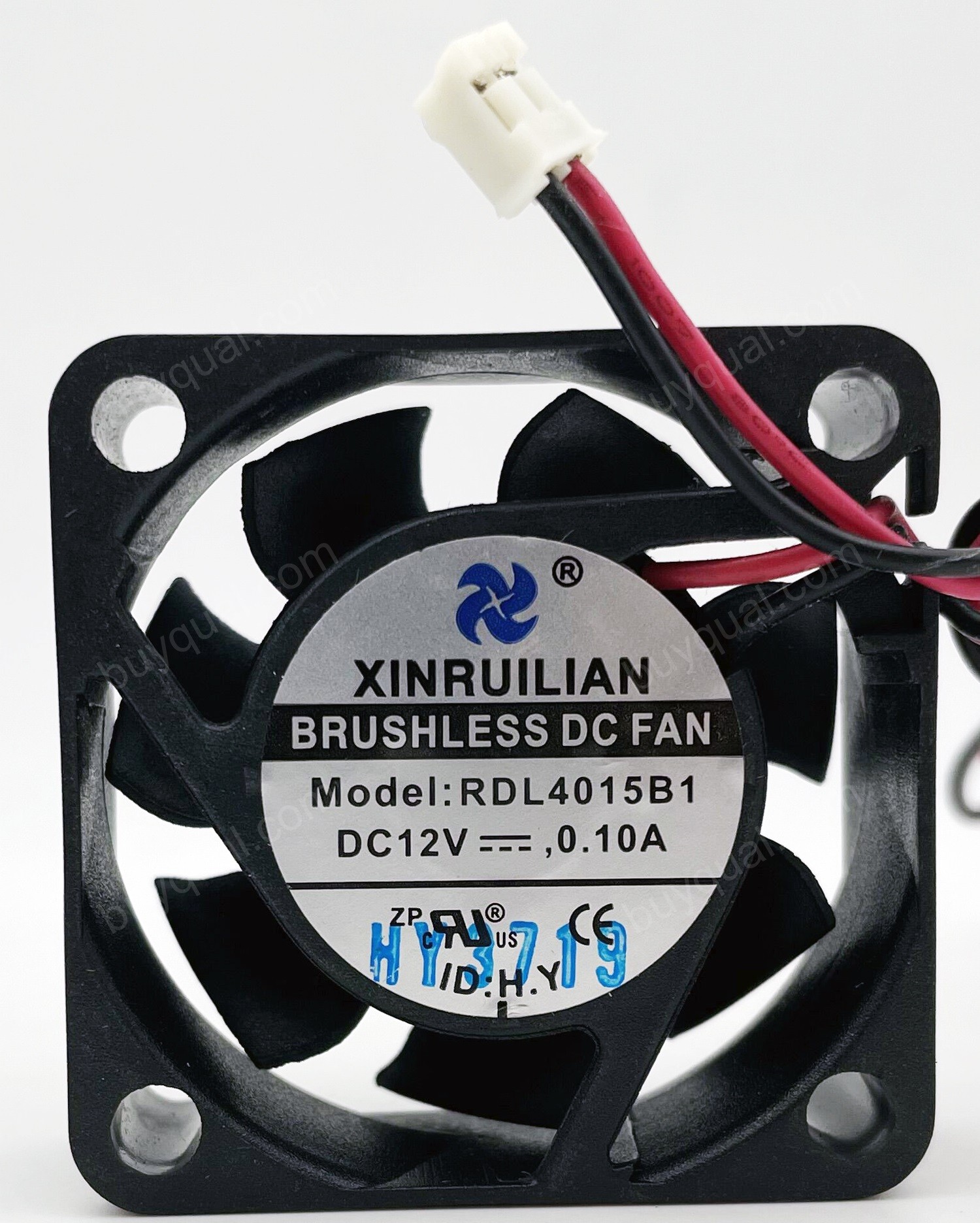 XINRUILIAN RDL4015B1 12V 0.10A 2wires Cooling Fan