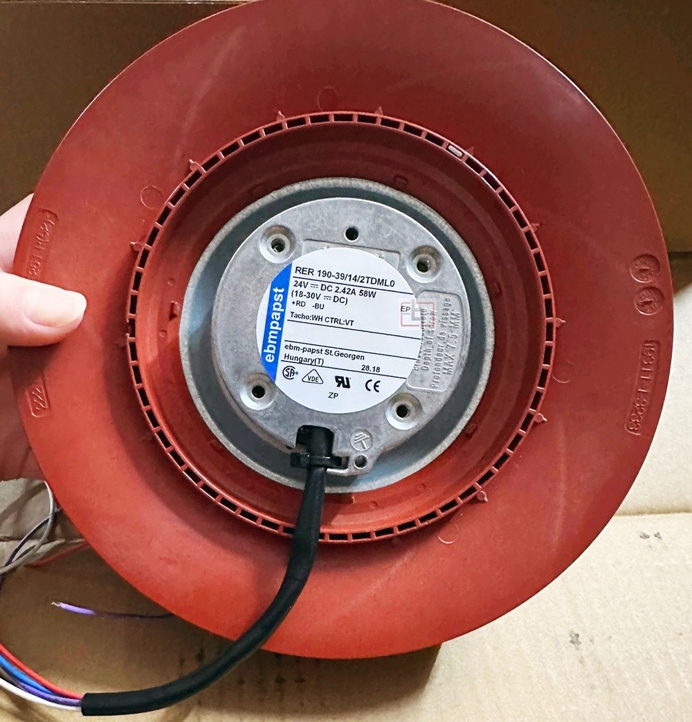Ebmpapst RER190-39/14/2TDML0 24V 2.42A 58W 4wires Cooling Fan