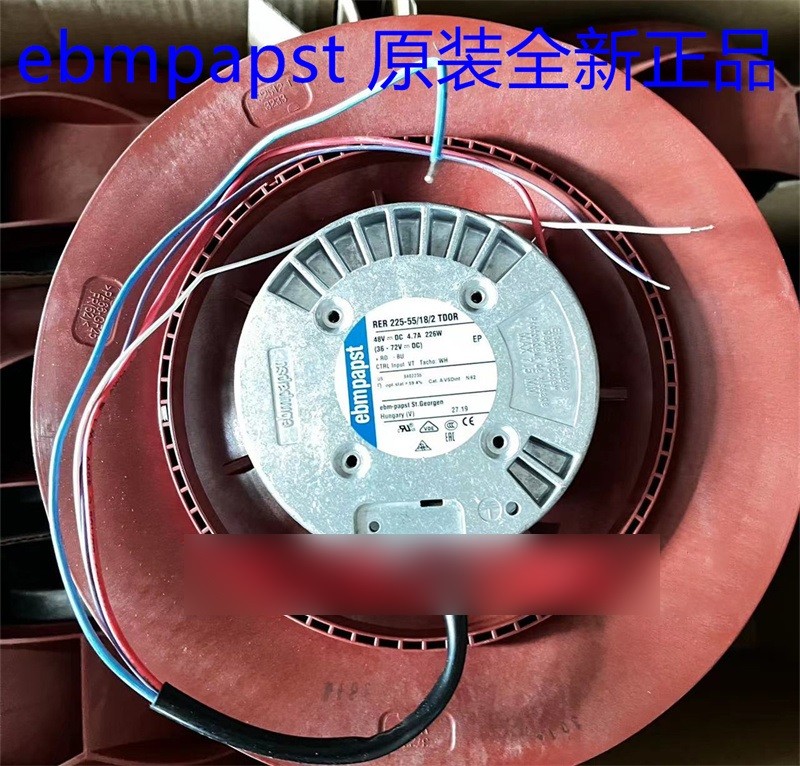 Ebmpapst RER225-55/18/2 TDOR 48V 4.7A 226W 4wires Cooling Fan