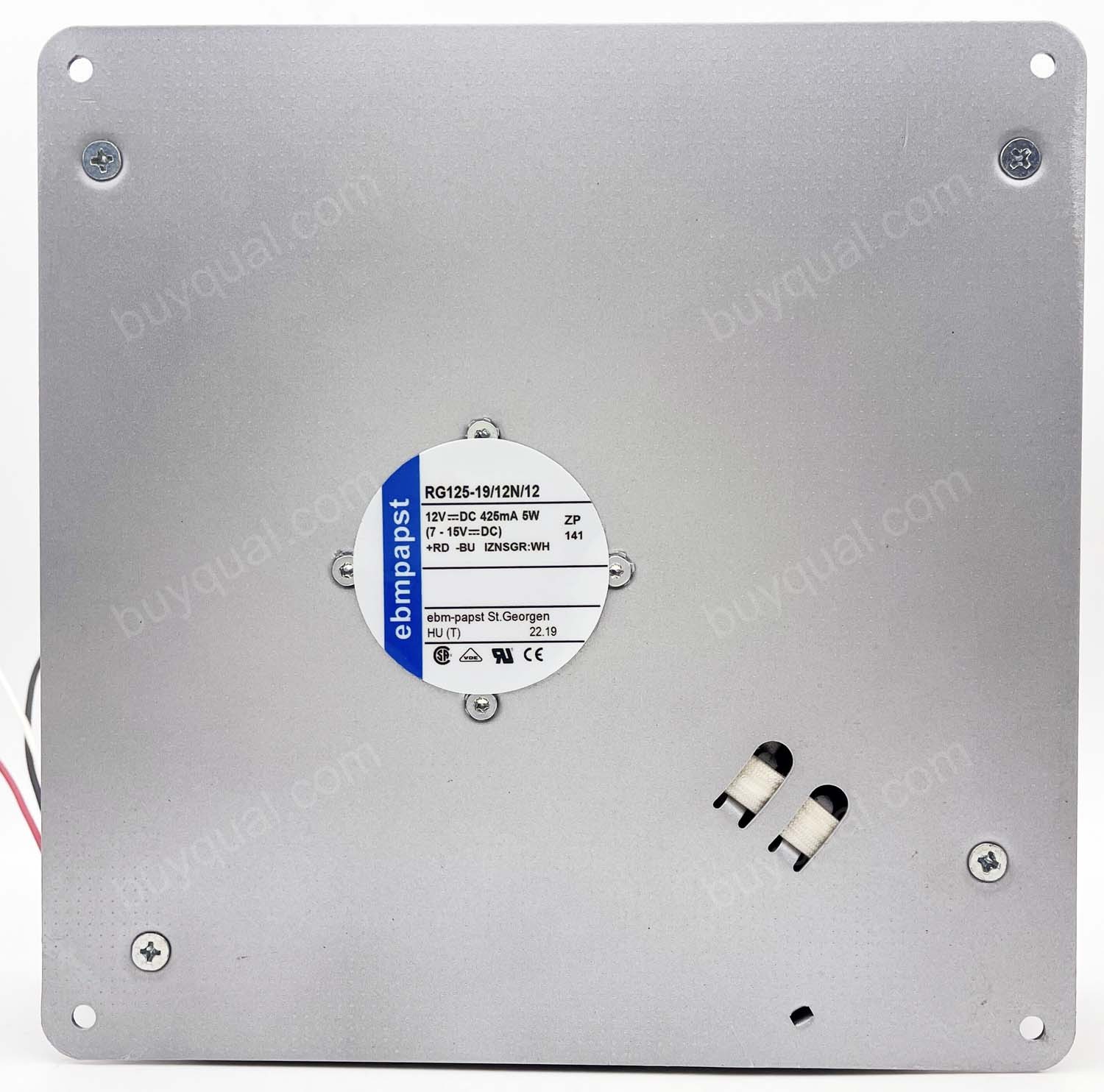 Ebmpapst RG125-19/12N/12 12V 5W 3wires Cooling Fan