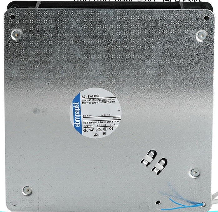 Ebmpapst RG125-19/56 220V 0.12/0.11A 20/19W Cooling Fan