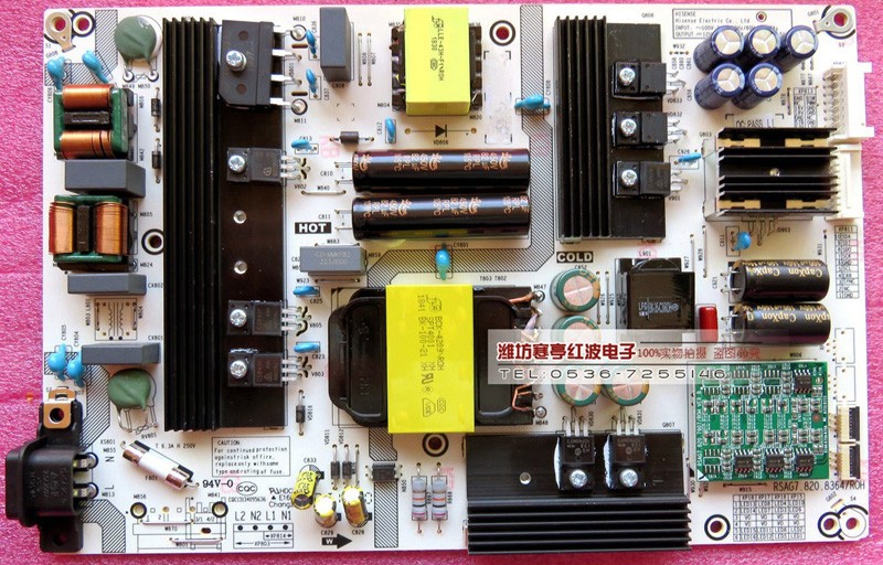 Hisense RSAG7.820.8364/ROH Power Supply/LED Driver Board