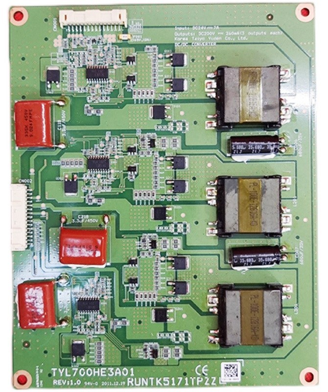 Sharp RUNTK5171TPZZ LED Driver / Backlight Inverter for TYL700HE3A01