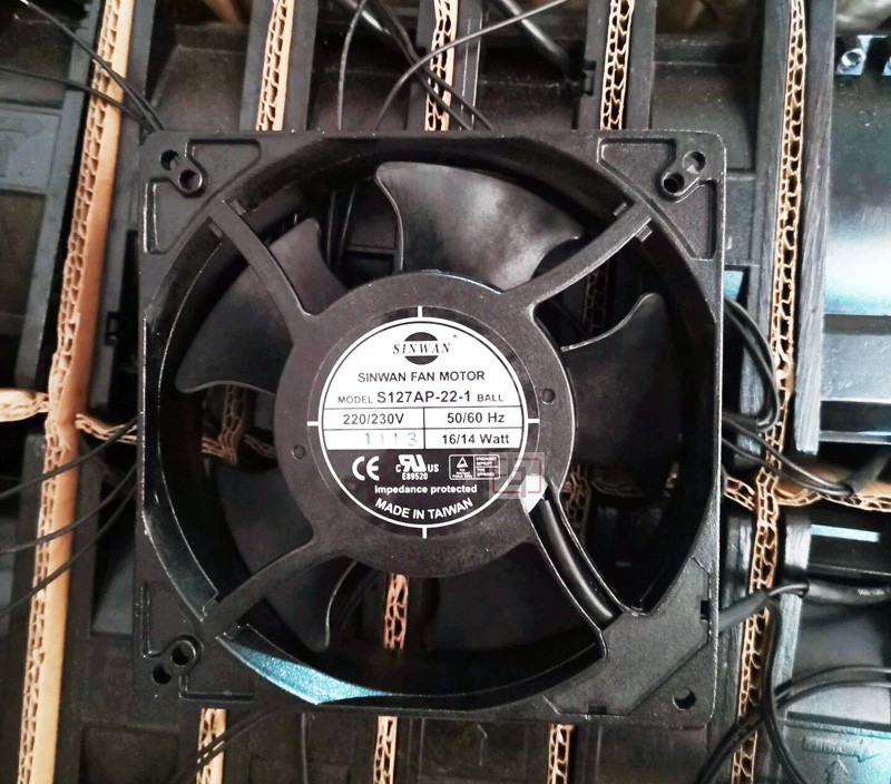 SINWAN S127AP-22-1 220V 16/14W 2wires Cooling Fan 