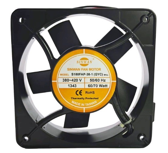SINWAN S180FAP-38-1 380-420V 60/70W 2wires Cooling Fan