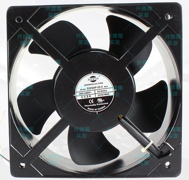 SINWAN S205AP-22-3 200-240V 23/35W 2wires Cooling Fan