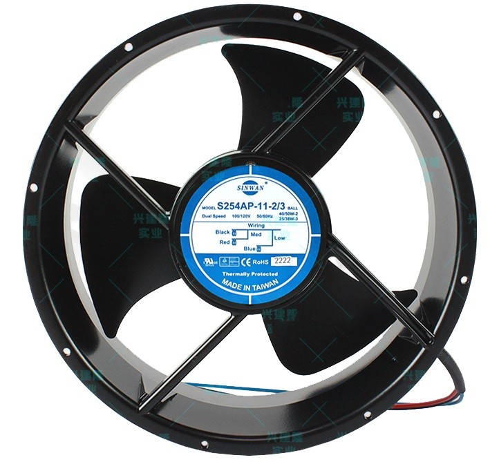 SINWAN AC FAN S254AP-11-2/3 100/120V 40/50W 2wires Cooling Fan