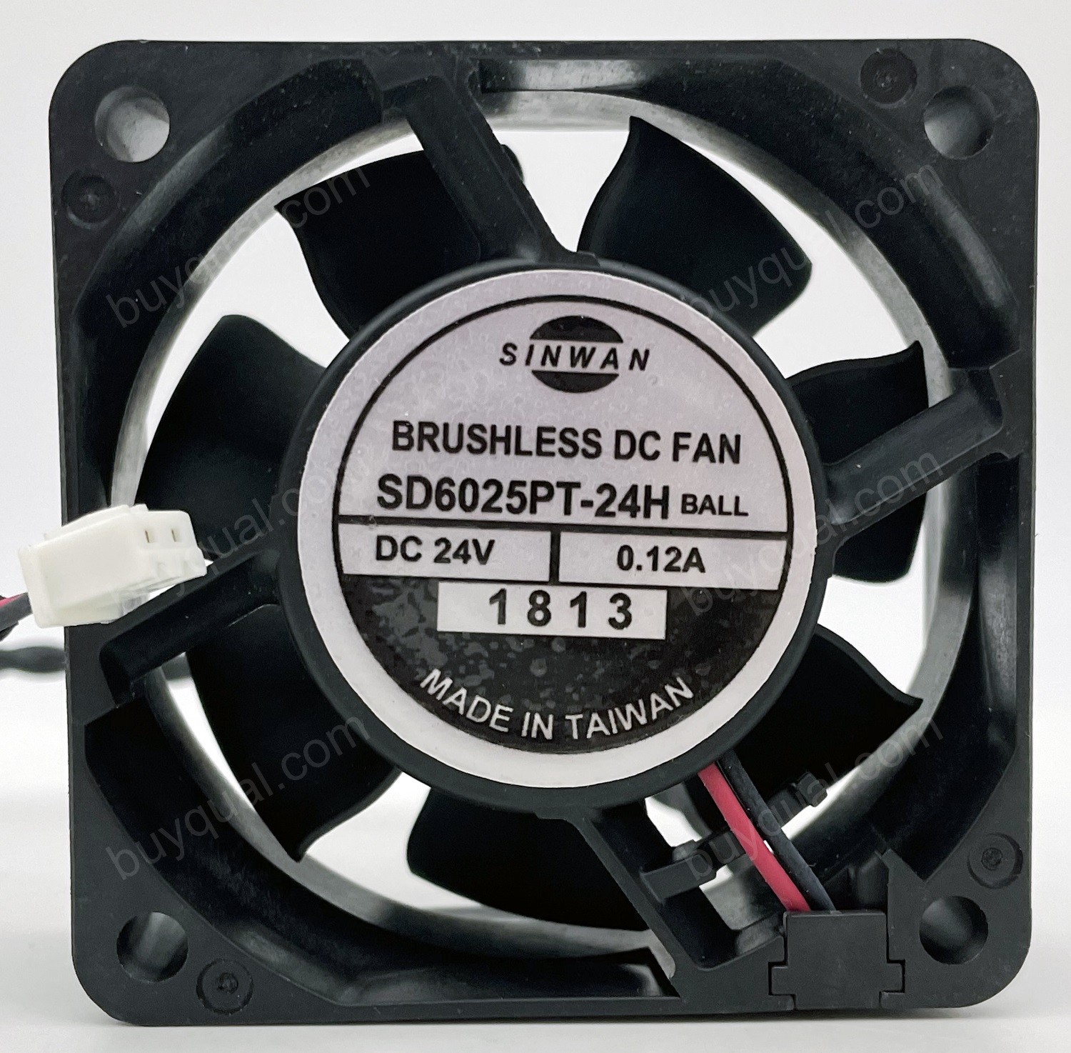 SINWAN SD6025PT-24H 24V 0.12A 2wires Cooling Fan 