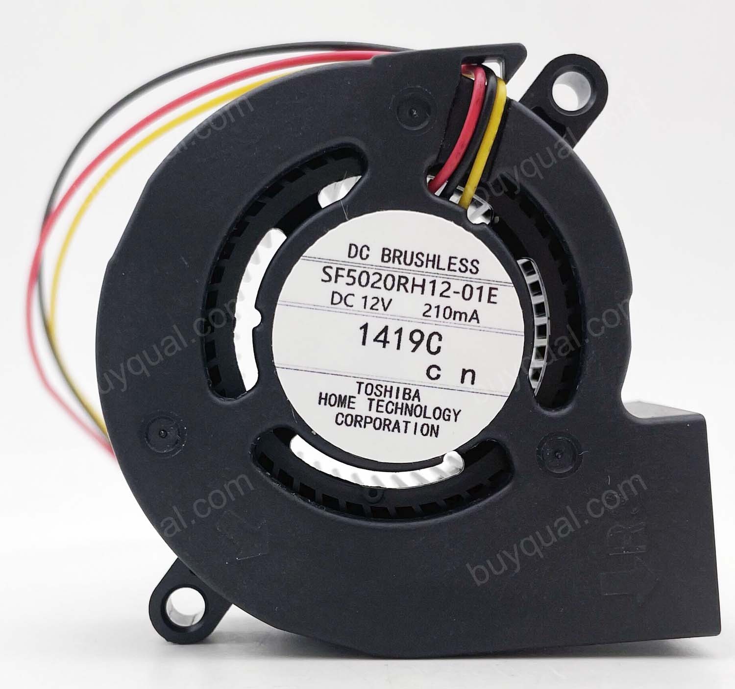 TOSHIBA SF5020RH12-01E 12V 210mA 3wires Cooling Fan