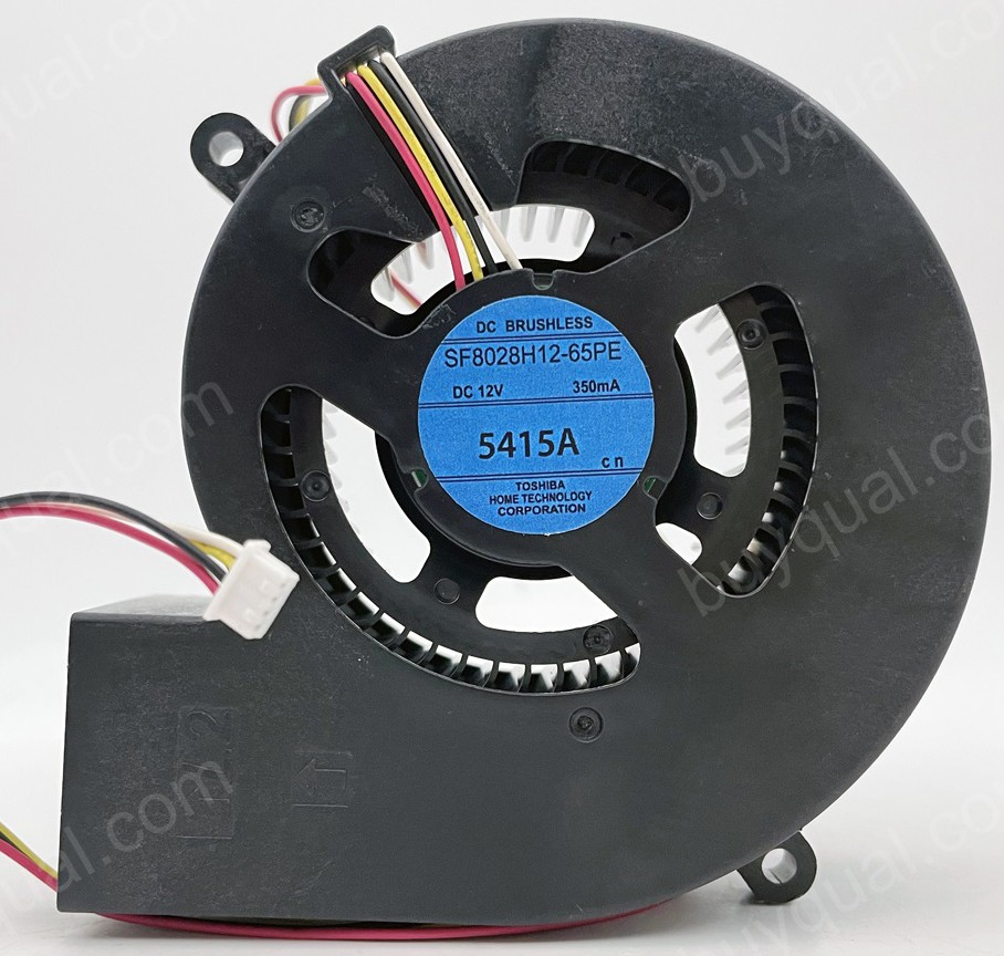 Toshiba SF8028H12-65PE 12V 350mA 4wires Cooling Fan