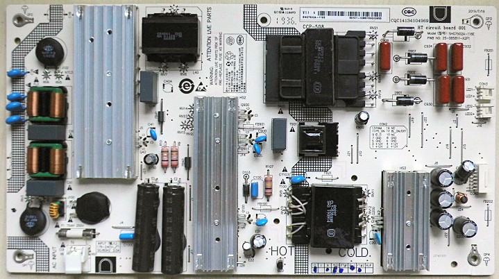 Xiaomi SHG7502A-116E 25-DB5811-X2P1 Power Supply Board for L75M5-4S