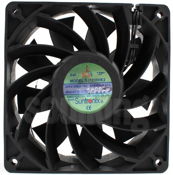 SANJUN SJ1238HE2 100/240V 0.11A 0.15A 2wires Cooling Fan