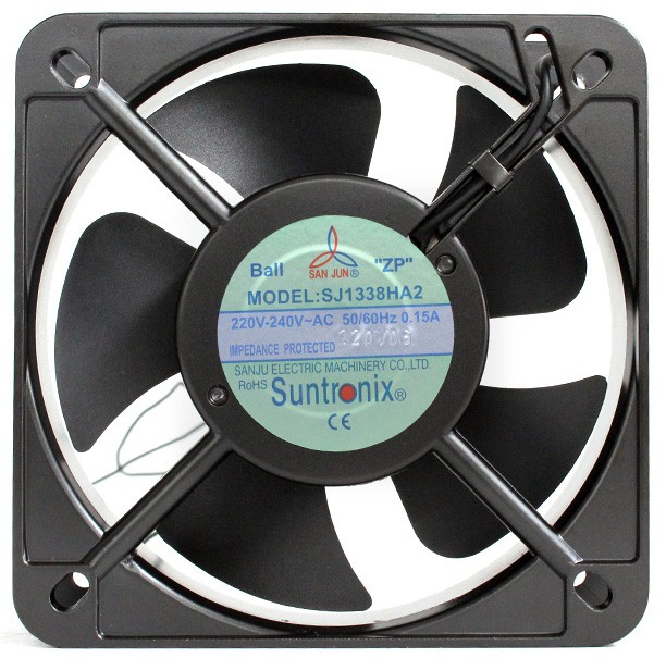 SANJU SJ1338HA2 220-240V 0.15A 2wires Cooling Fan 