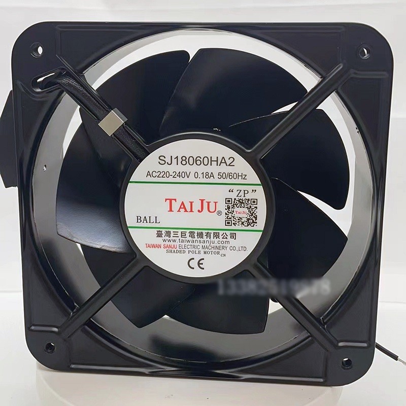 SANJUN SJ18060HA2 220/240V 0.18A 50/60Hz 2wires Cooling Fan