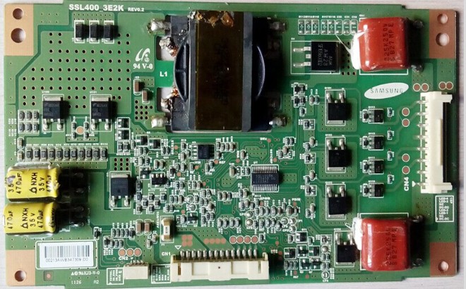SSL400_3E2K SSL400-3E2K Samsung L43F3200E LTA430HN01 Backlight Inverter