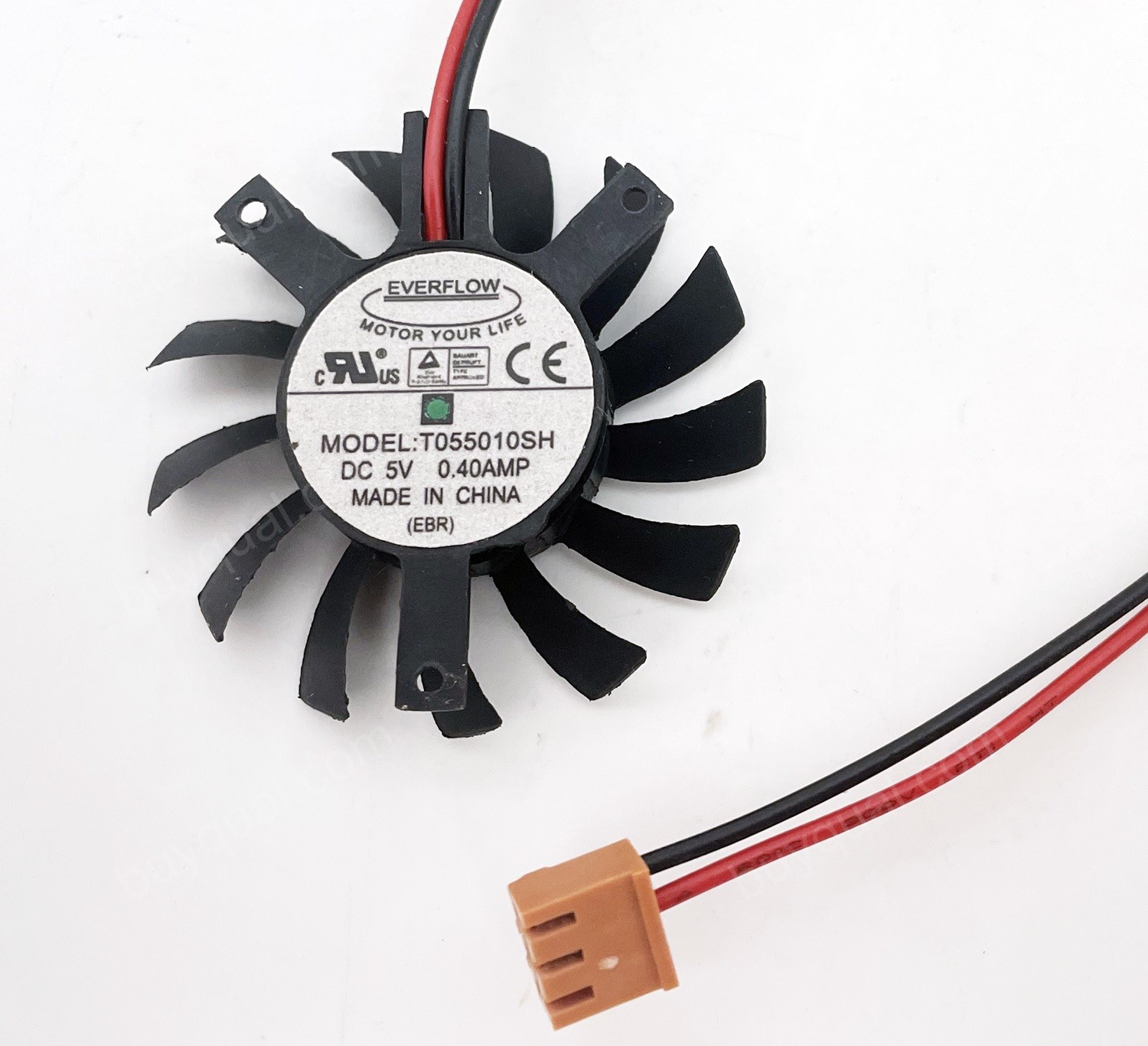 EVERFLOW T055010SH 5V 0.40A 2wires Cooling Fan