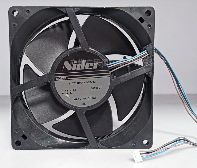 NIDEC T10T13MS1M5-57J33 13V 0.37A 4wires Cooling Fan