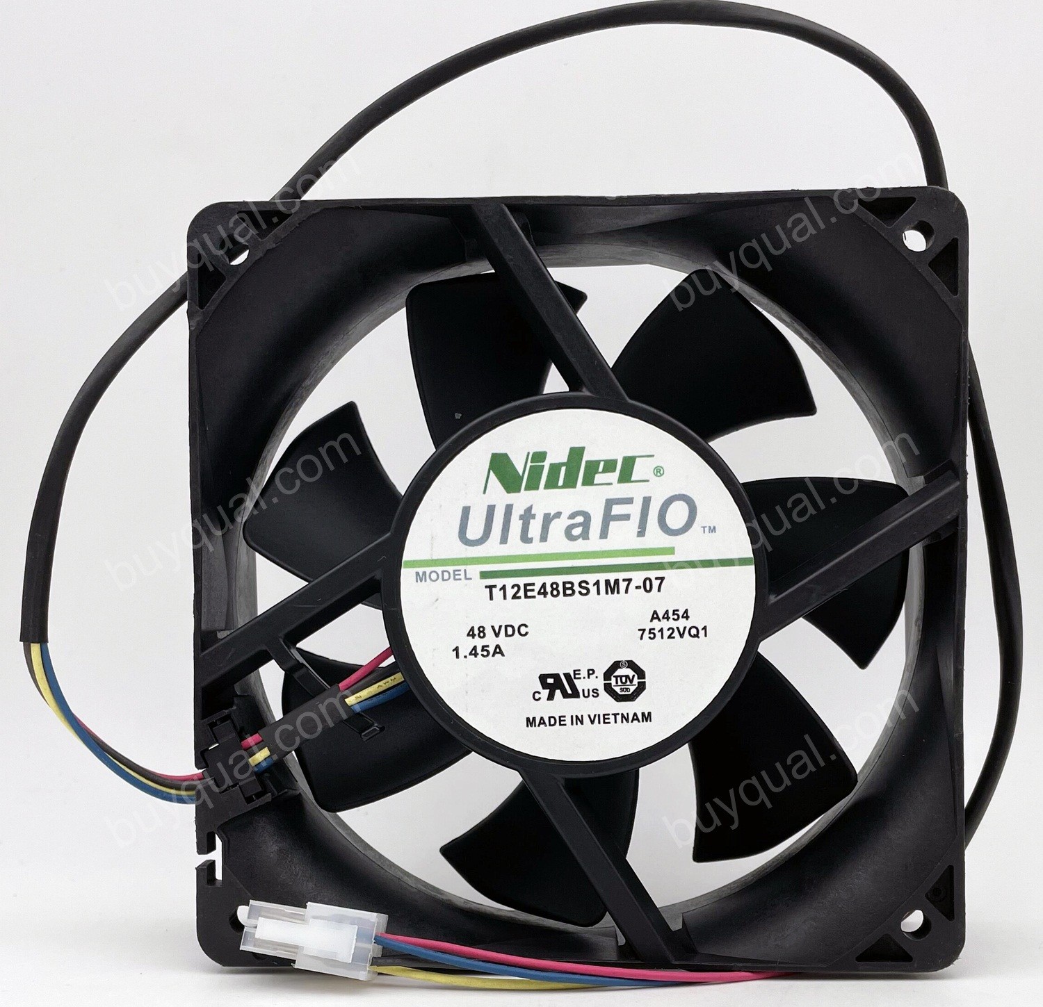 Nidec T12E48BS1M7-07 48V 1.45A 4wires Cooling Fan 
