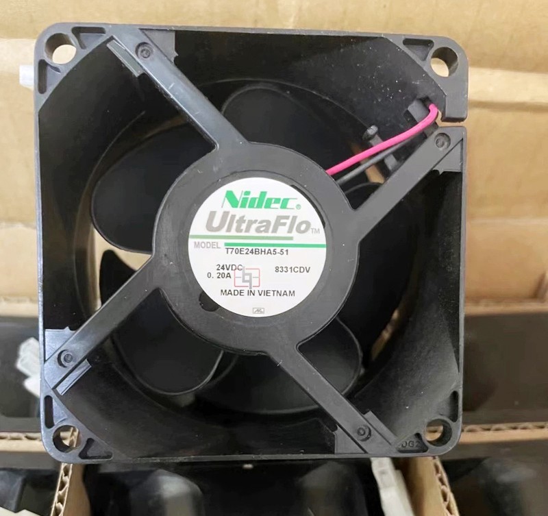 Nidec T70E24BHA5-51 24V 0.20A 2wires Cooling Fan