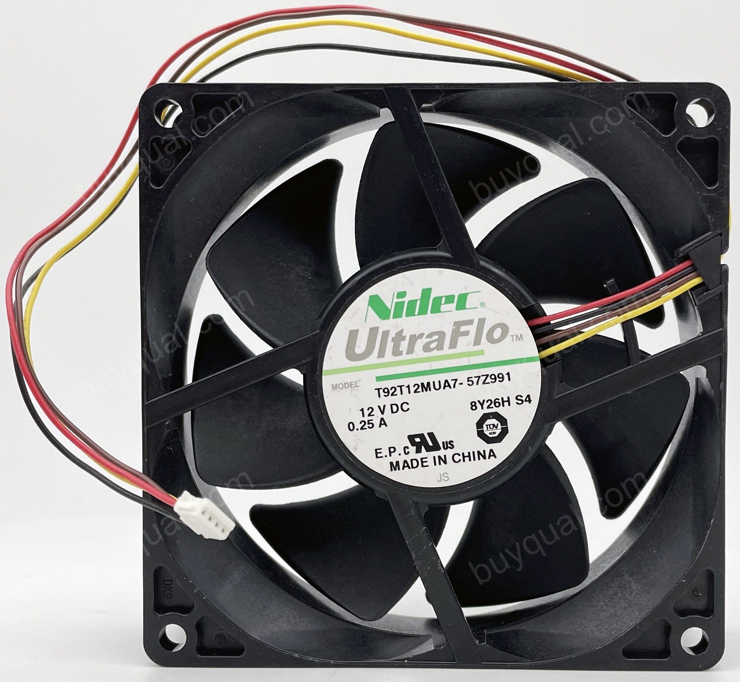 NIDEC T92T12MUA7-57Z991 12V 0.25A 4wires Cooling Fan