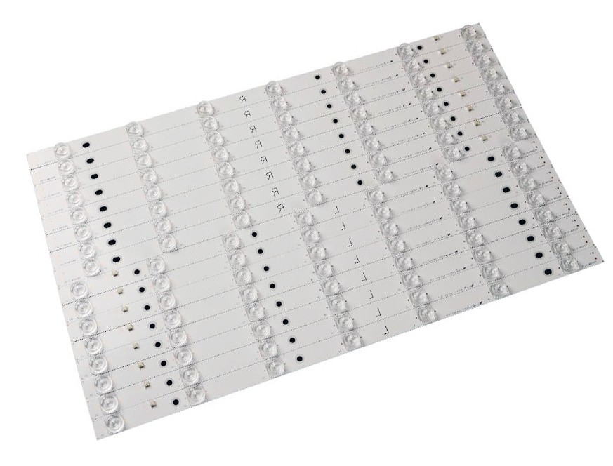 Panasonic 550TV01 550TV02 V4 TB5509M V1 V0_00 LED Backlight Strips - 16 Strips