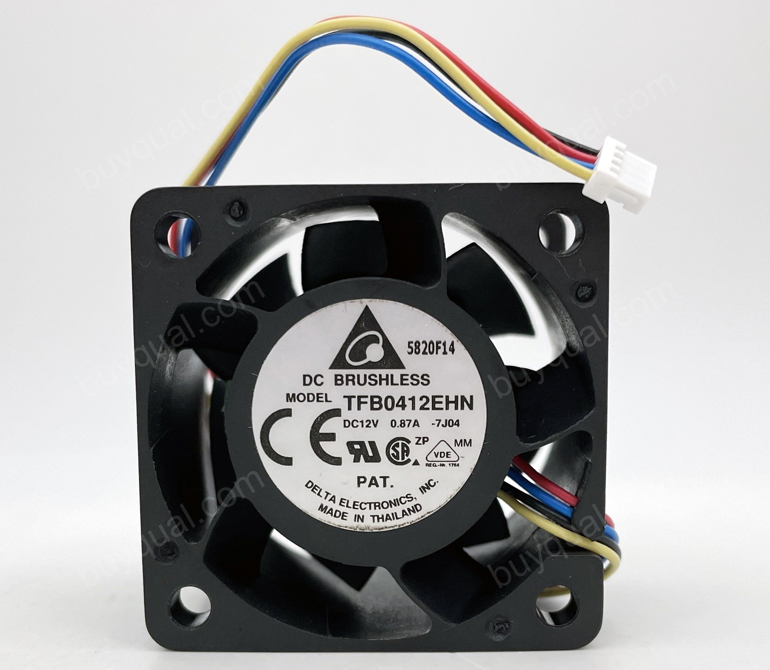 DELTA TFB0412EHN 12V 0.87A 4wires Cooling Fan 