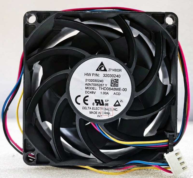DELTA THD0848ME-00 48V 1.00A 4wires Cooling Fan