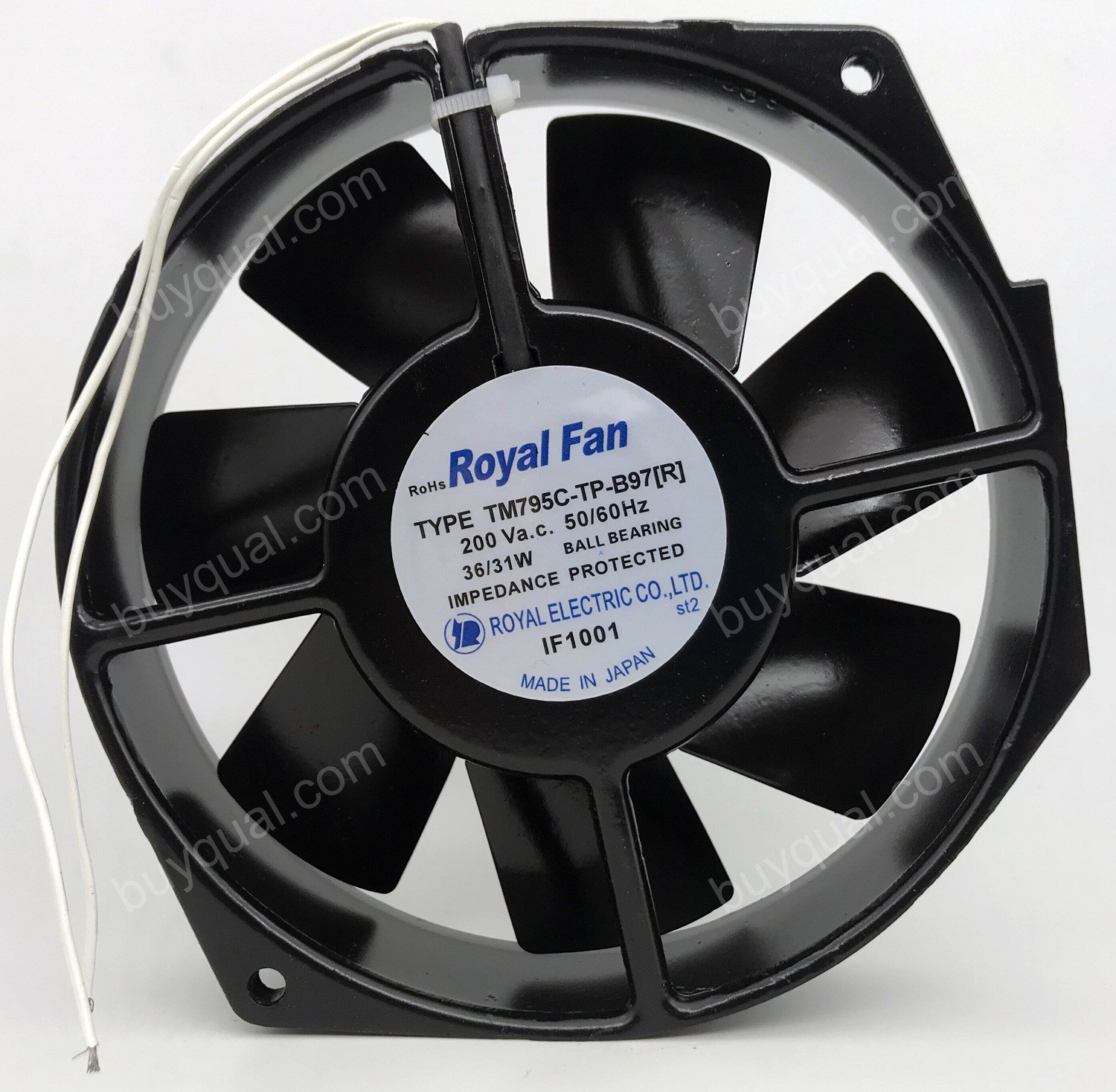 Royal Fan TM795C-TP-B97[R] 200V 36/31W Cooling Fan