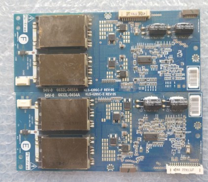 LG 6632L-0454A 6632L-0455A Backlight Inverter Board Pair