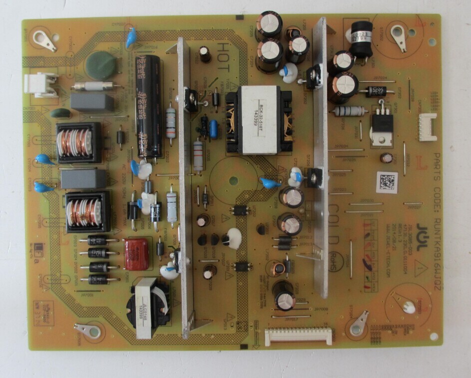 SHARP RUNTKA916WJQZ JSL3085-003 Power Supply Board