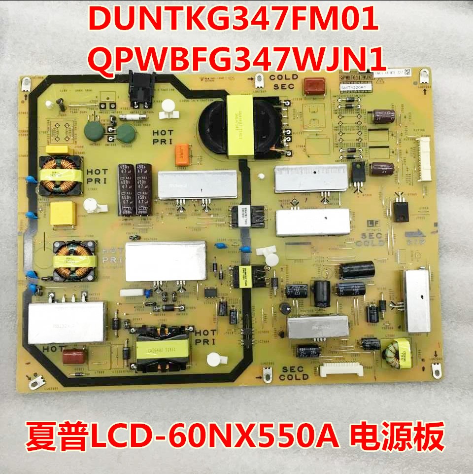 SHARP DUNTKG347FM01 QPWBFG347WJN1 Power Supply Board for LCD-60NX550A/60LX550A 