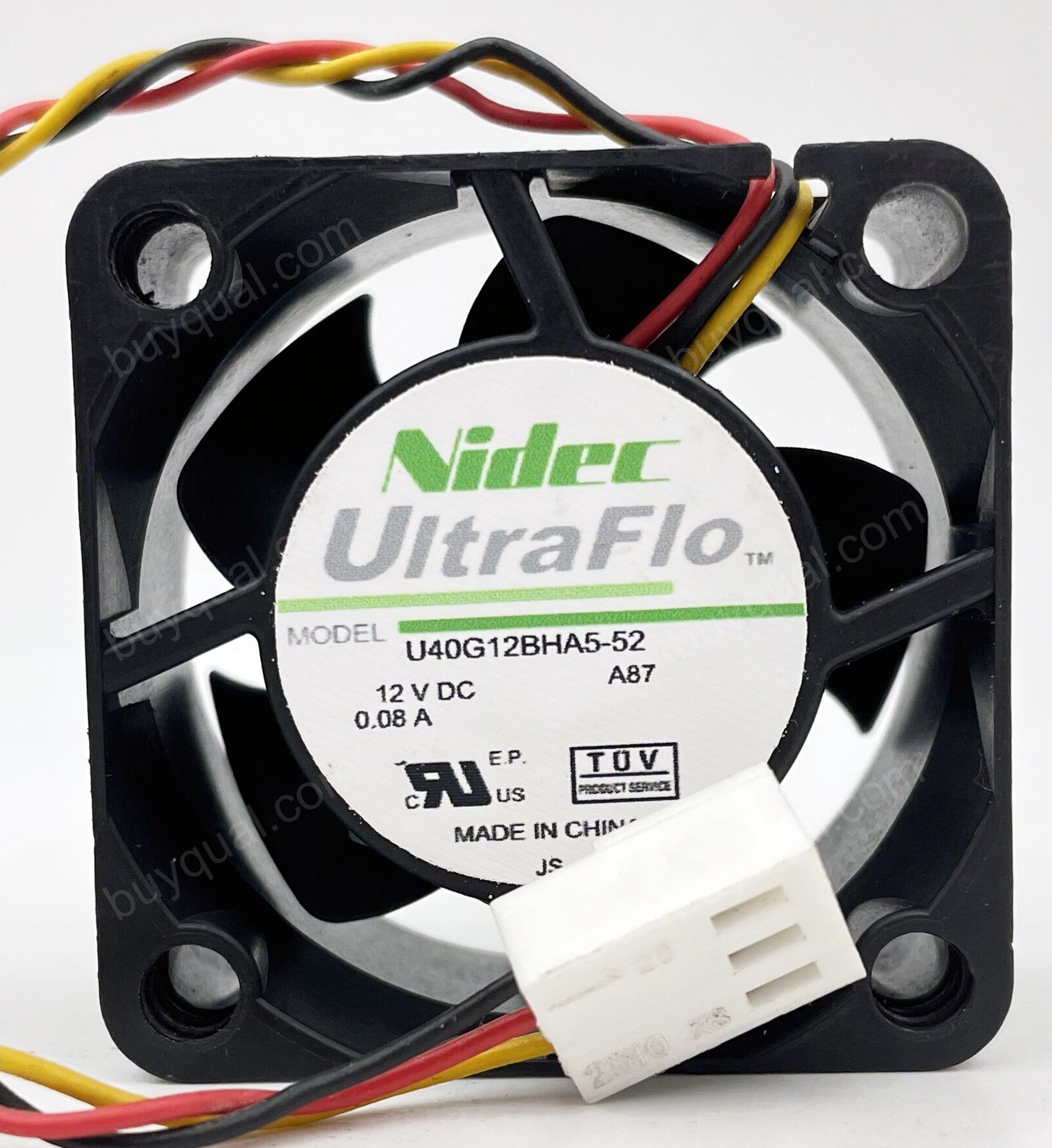 NIDEC U40G12BHA5-52 12V 0.08A 3wires Cooling Fan - New