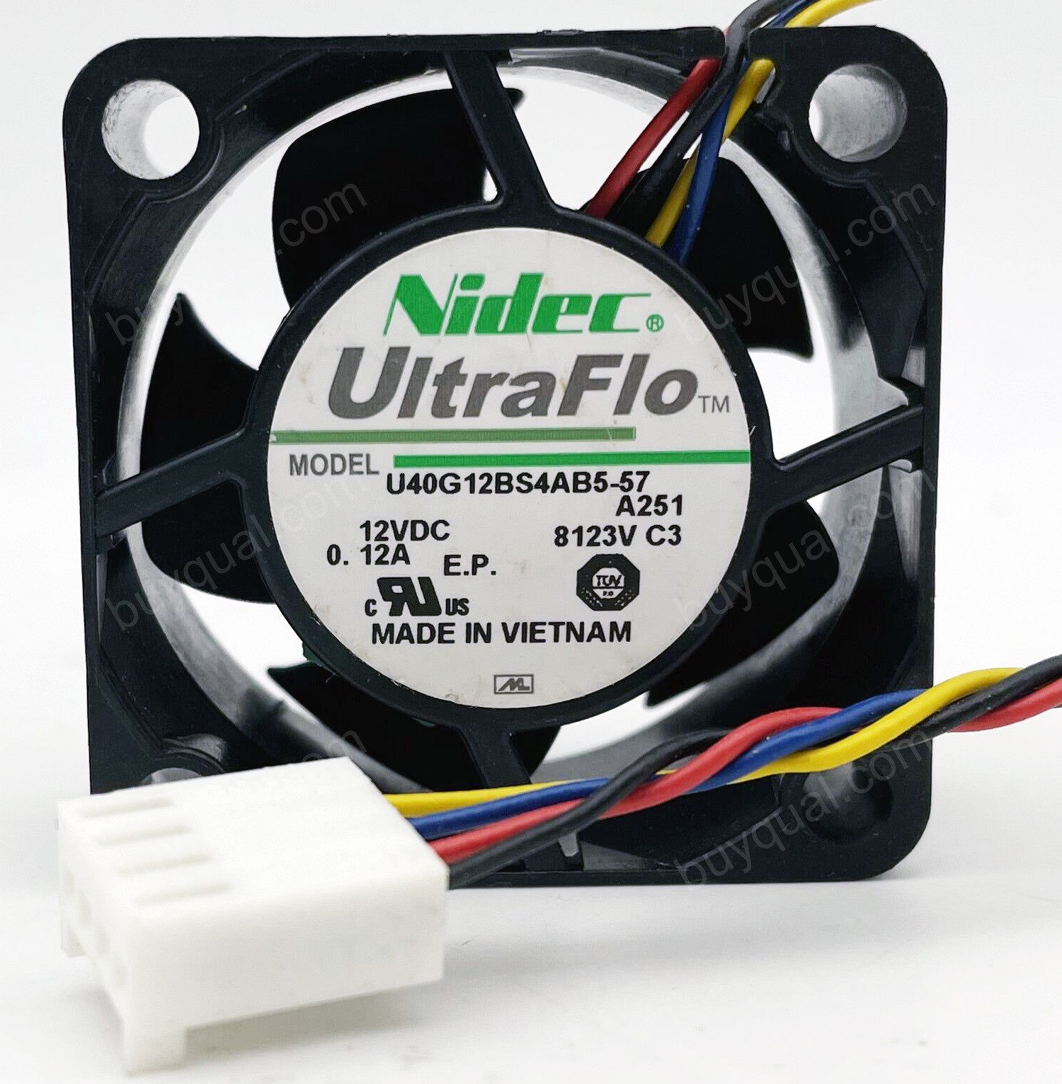 NIDEC U40G12BS4AB5-57 12V 0.12A 4wires Cooling Fan 