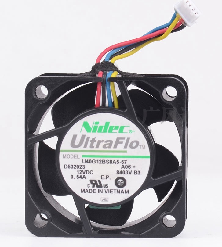 NIDEC U40G12BS8A5-57 12V 0.54A 4wires Cooling Fan