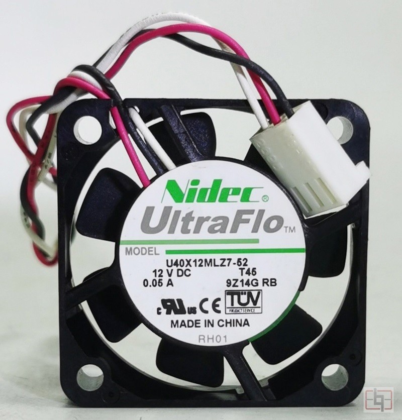 Nidec U40X12MLZ7-52 12V 0.05A 3wires Cooling Fan - Original New