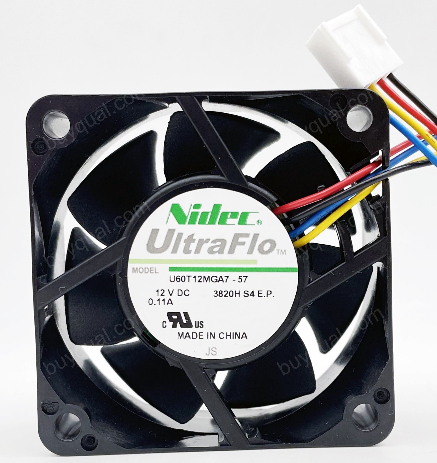 NIDEC U60T12MGA7-57 12V 0.11A 4wires Cooling Fan