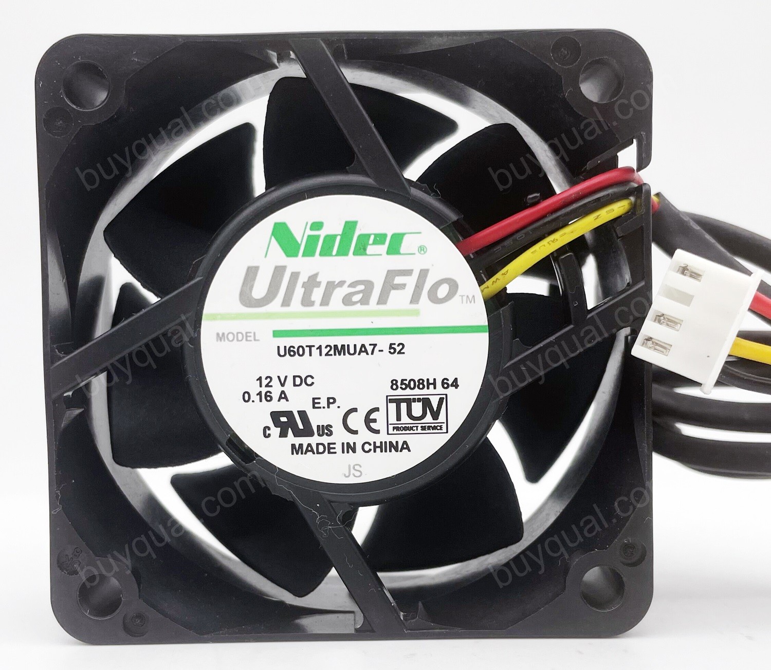 NIDEC U60T12MUA7-52 12V 0.16A 3wires Cooling Fan