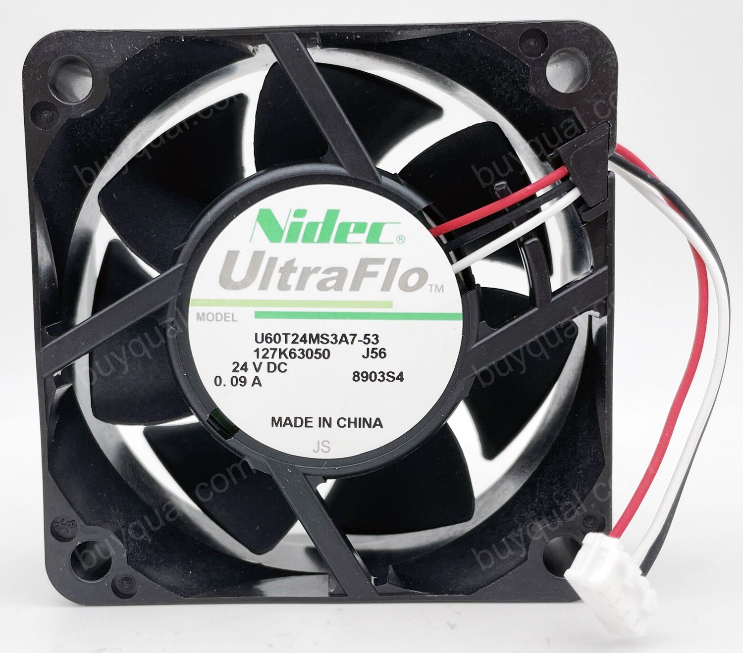 Nidec U60T24MS3A7-53 24V 0.09A 3wires Cooling Fan