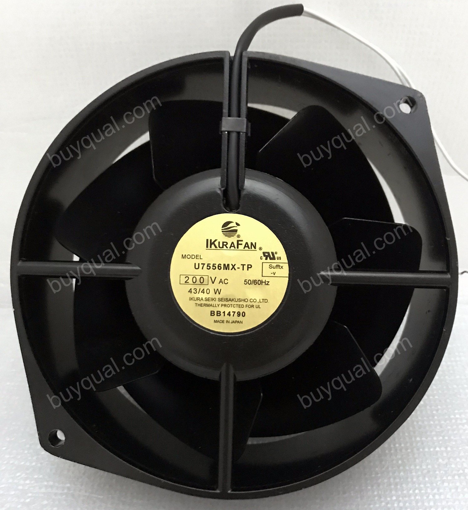 IKURA FAN U7556KG1X-TP 220V 43/40W 2wires Cooling Fan