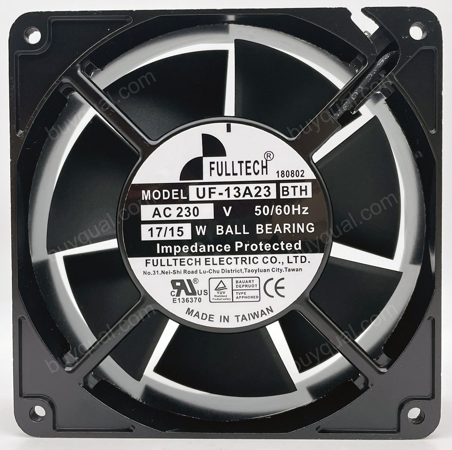 FULLTECH UF-13A23BTH 230V 17/15W Cooling Fan