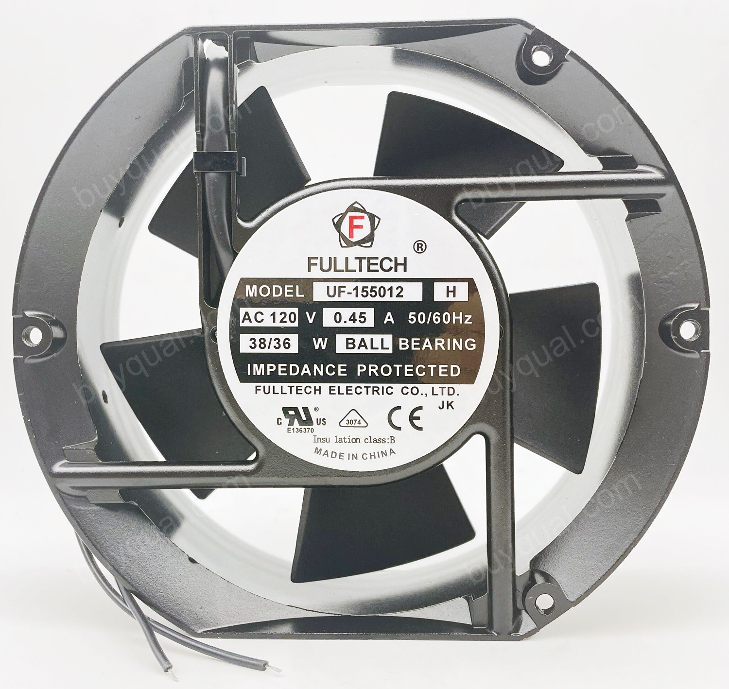 FULLTECH UF-155012 UF-155012H 120V 38/36W 2wires Cooling Fan