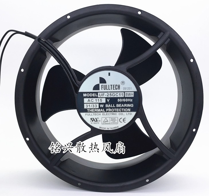 FULLTECH UF-25GC11 UF-25GC11BTH UF-25GC11BWH 115V 31/33W 2 wires Cooling Fan