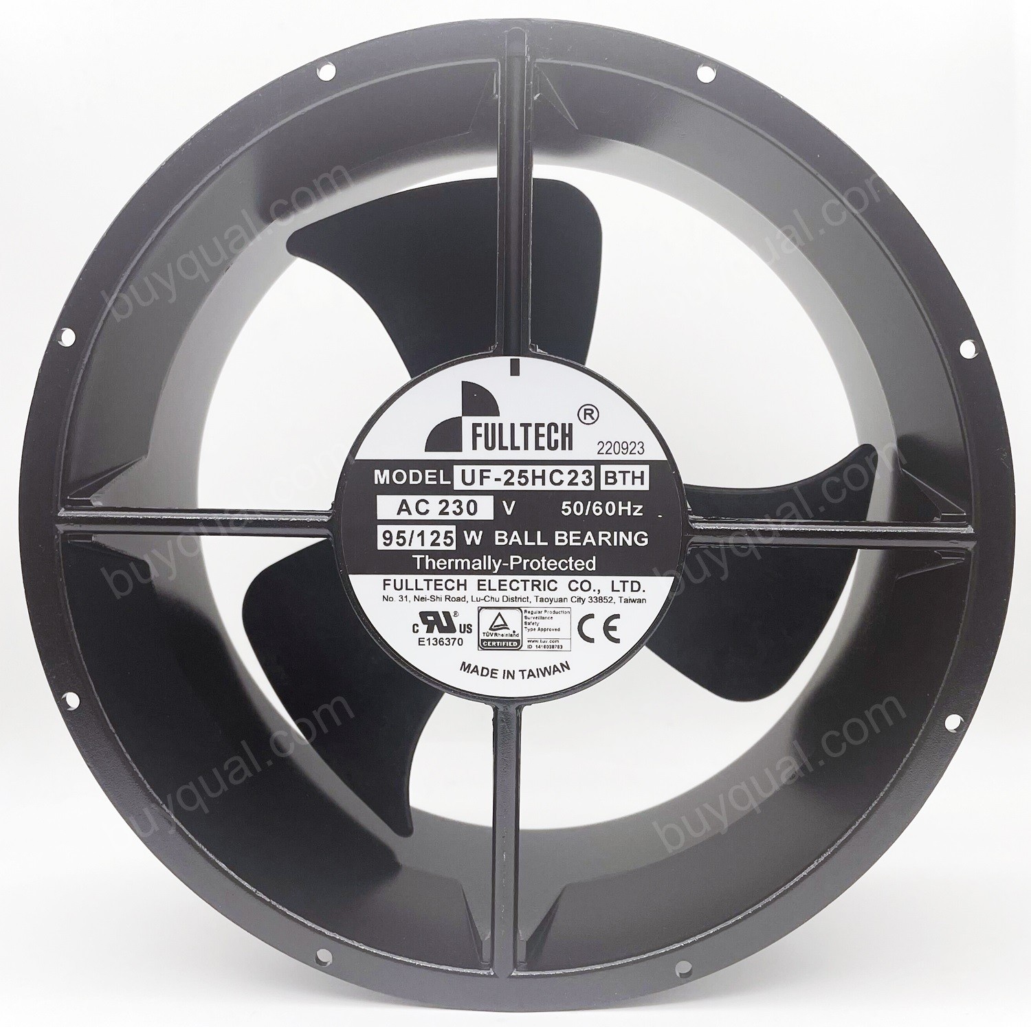 FULLTECH UF-25HC23 UF25HC23 BTH 230V 95/125W 2wires Cooling Fan 