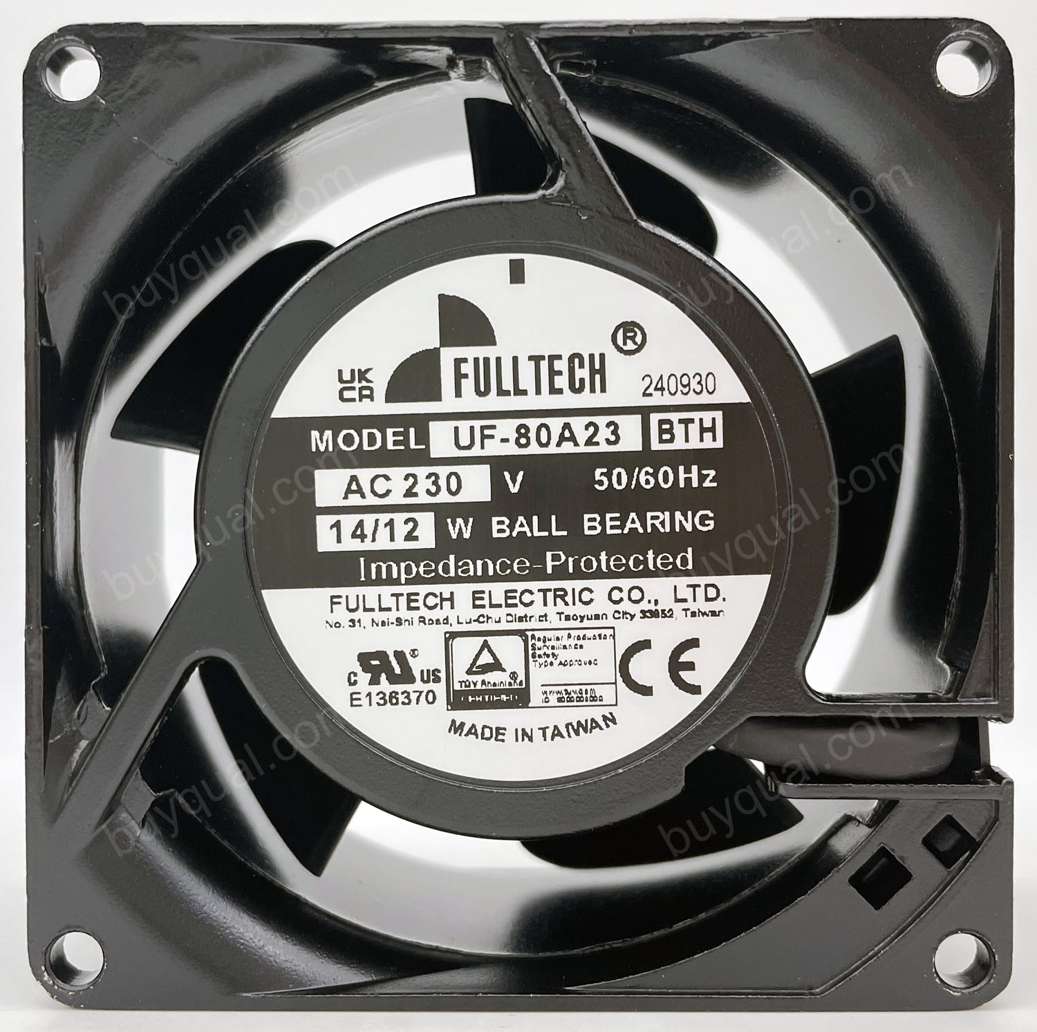 FULLTECH UF-80A23 UF-80A23BWH UF-80A23BTH 230V 14/12W Cooling Fan